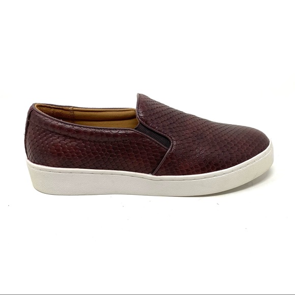 Vionic Shoes - Vionic Splendid Midisnake Merlot Snake sneakers
